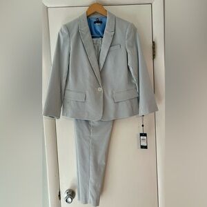 Tommy Hilfiger Ladies Blue Pinstripe Suit
